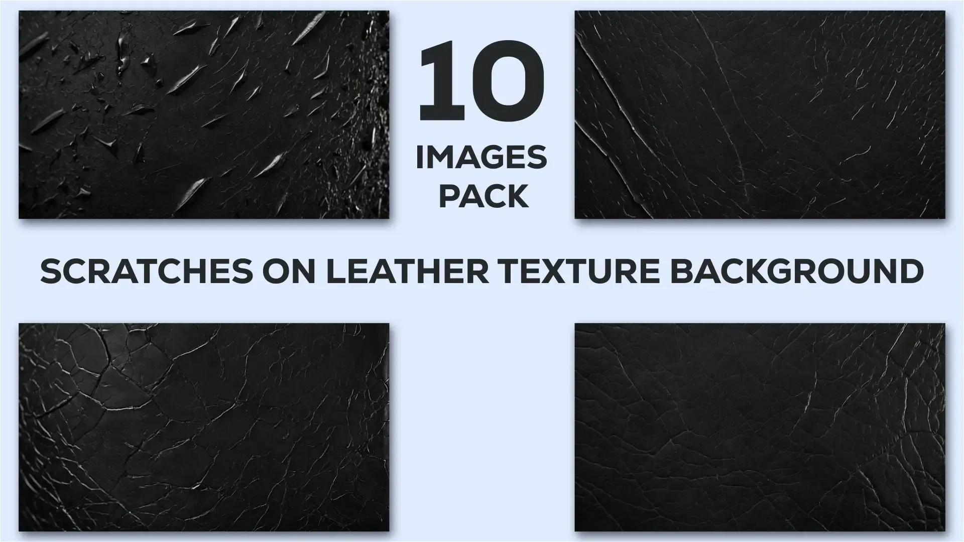 Distressed Leather Surface with Scratches High-Res Textures